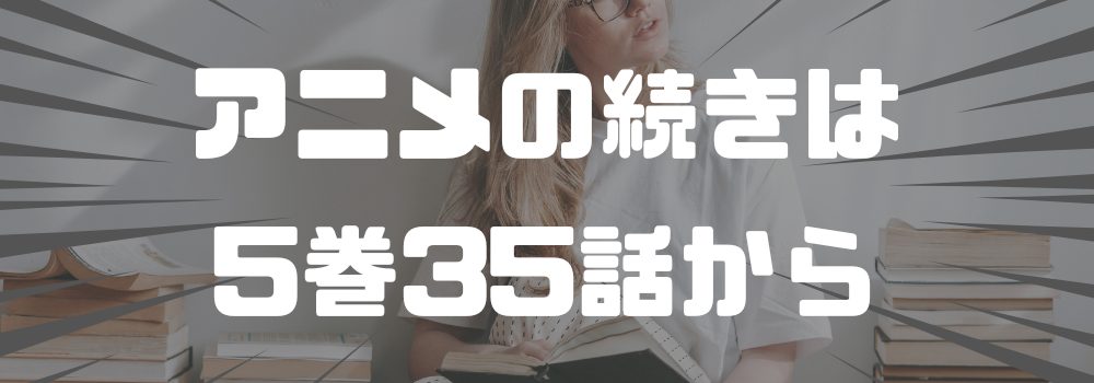 アニメの続きは35話から